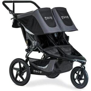 BOB Revolution Flex 3.0 Duallie Double Jogging Stroller - Graphite Black - U231947