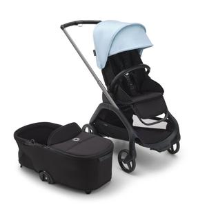 Bugaboo Dragonfly Stroller and Bassinet Complete - Graphite / Midnight Black / Skyline Blue - 100176043