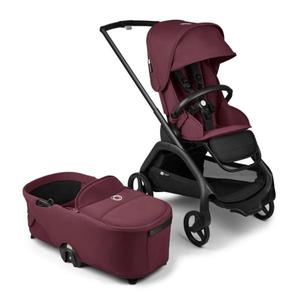 Bugaboo Dragonfly Stroller - Black / Dark Cherry - 100176085